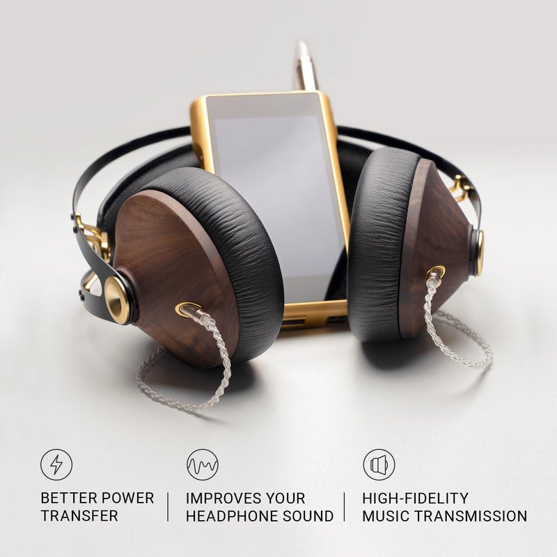 Meze Audio Mono 3.5mm Silver-Plated Headphone Cable - 3.9ft. - Image 4